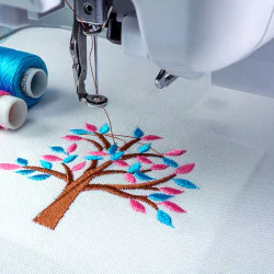 Tree Design Embroidery